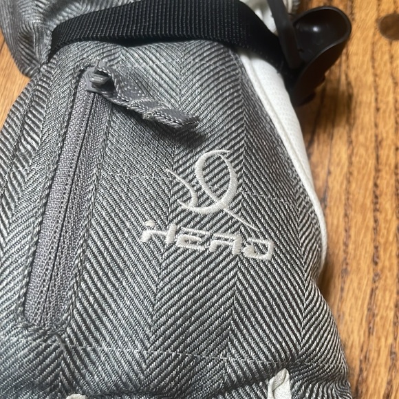 Head Outlast Waterproof winter gloves sz M gray pattern white black zip … - Picture 3 of 12